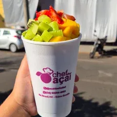 Açaí Tropical | Açaí com banana, morango, kiwi, manga e leite condensado 350ml