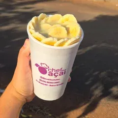 Clássico | Açaí com leite em pó, leite condensado e banana 350ml