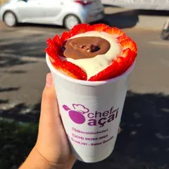 Explosão | Açaí com creme de Ninho, Nutella e morango 350ml