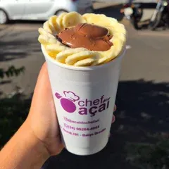 Supremo | Açaí com leite em pó, leite condensado, banana e Nutella Pote 350ml