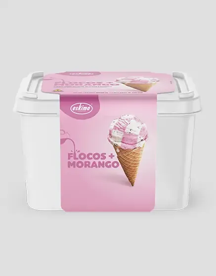POTE 2L FLOCOS E MORANGO