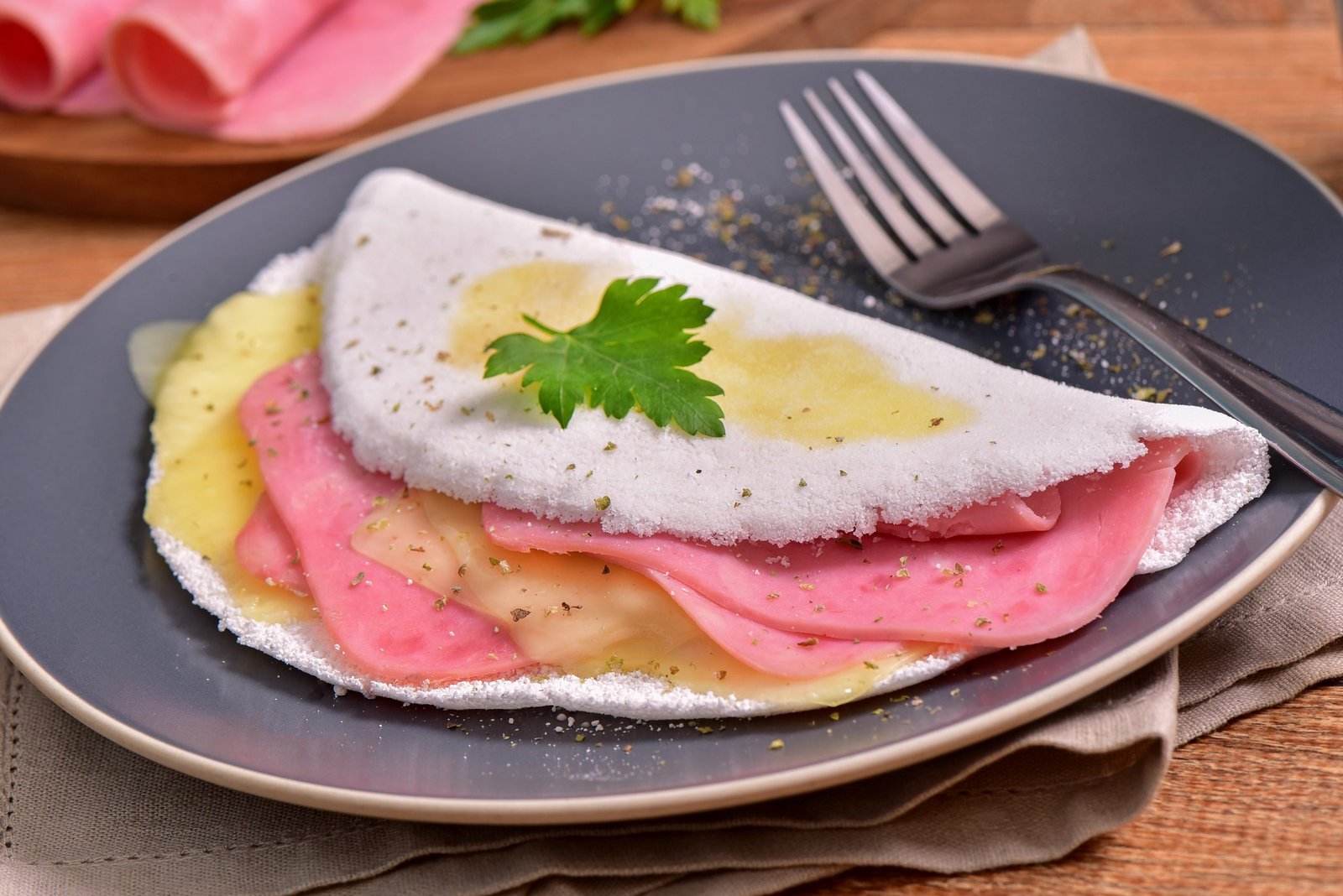 Foto de Tapioca com Presunto e Mussarela