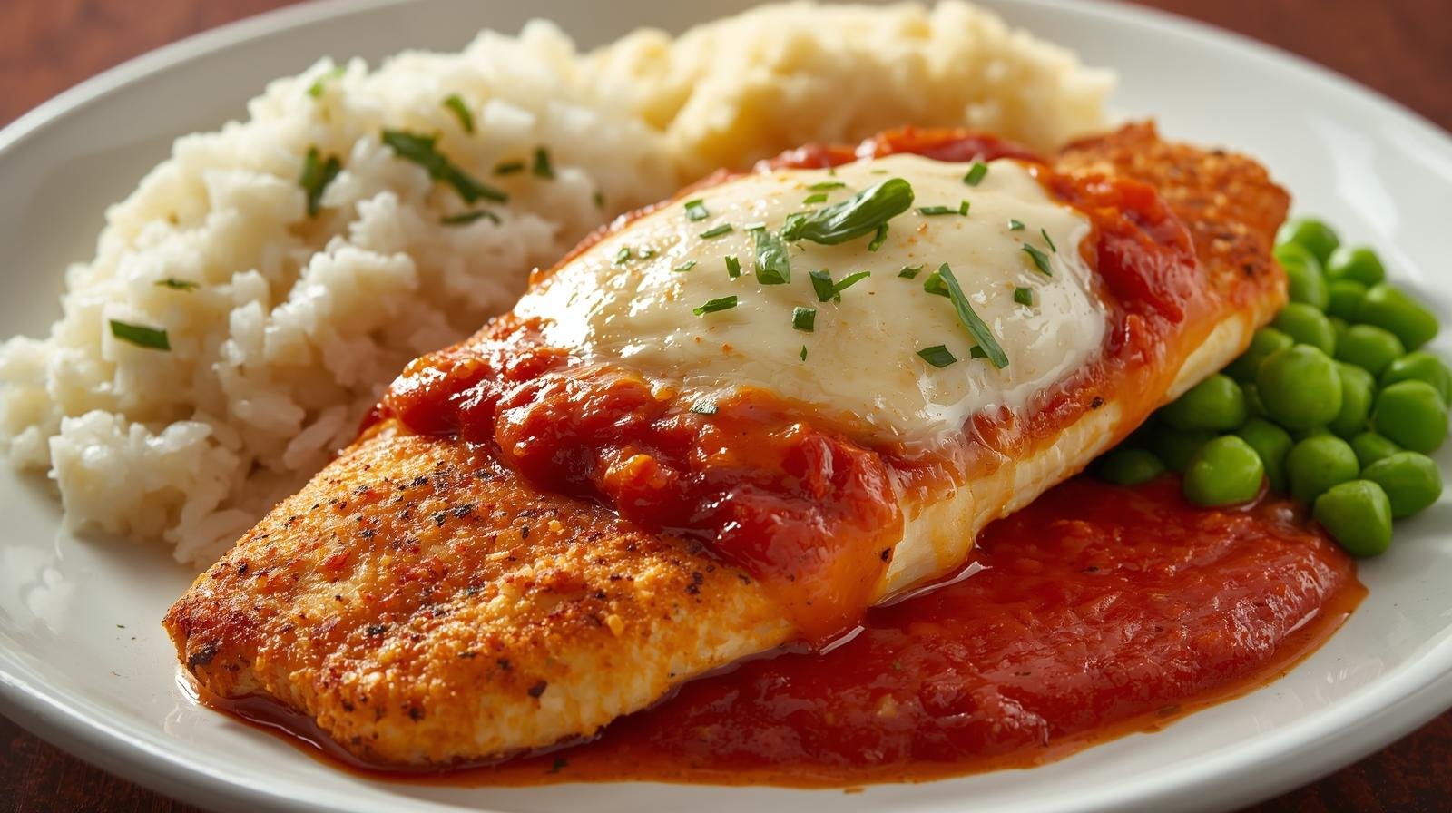 Peixe à Parmegiana
