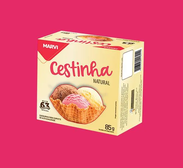 Cestinha Baunilha Pct 85g