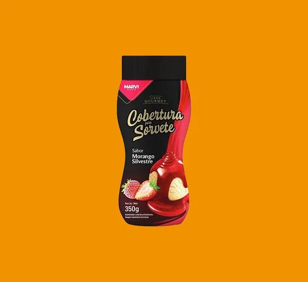 Cobertura Gourmet Morango Silvestre 350g