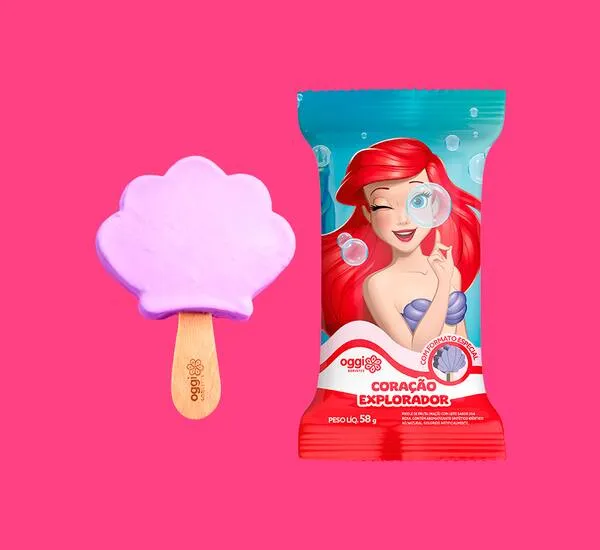 Picole Disney Ariel Uva Roxa 58g