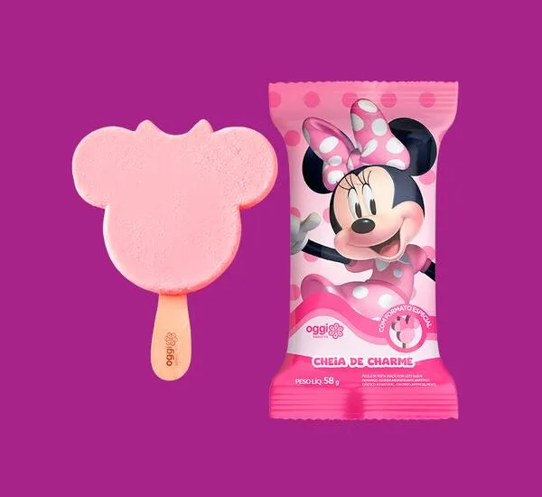 Picole Disney Minnie Morango 58g