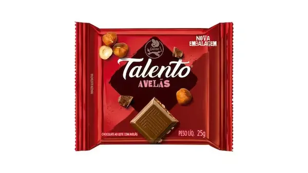 Chocolate Mini Talento Avelã Garoto 25g
