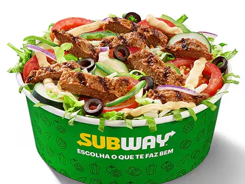 Salada Steak Churrasco + Molho Supreme